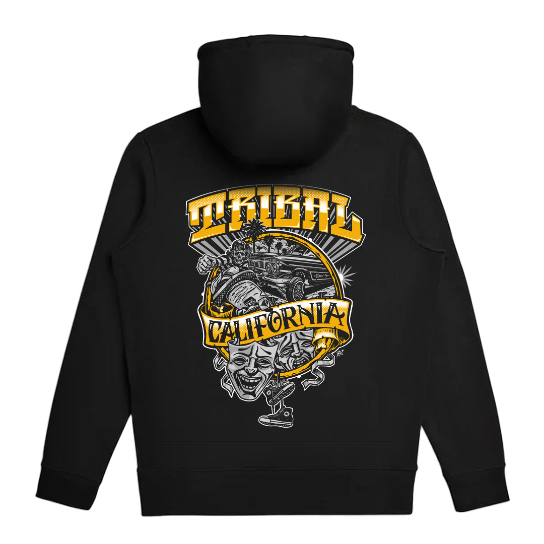 CALIFORNIA - Black Men's Hoodie